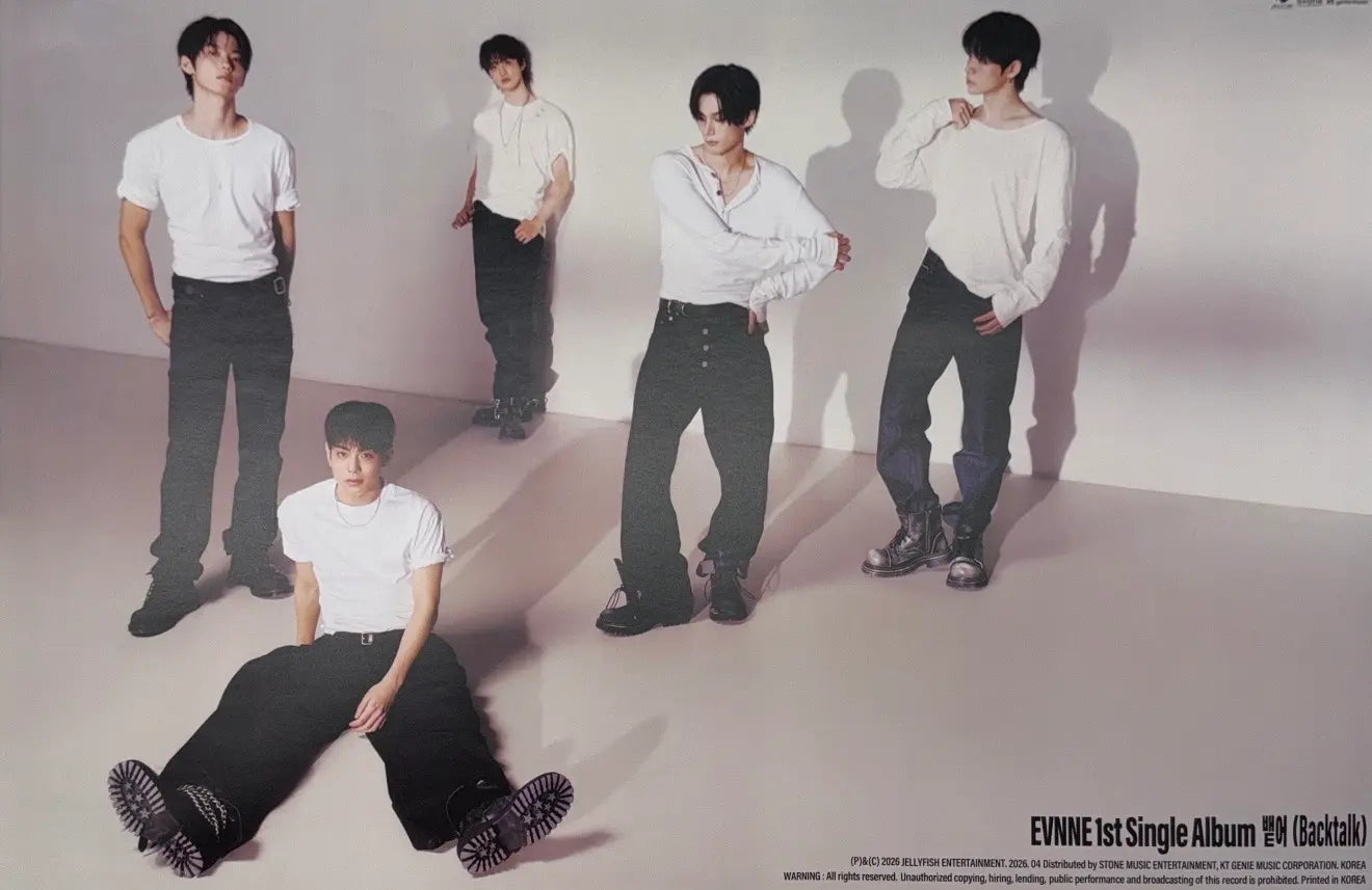 EVNNE 1st Single Album Backtalk Official Poster - Photo Concept Photobook