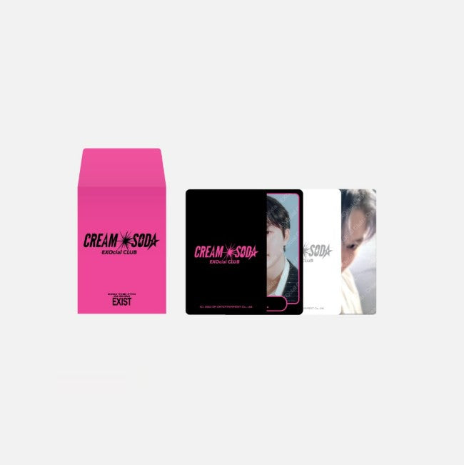 EXO EXOcial Club Cream Soda Official Merchandise - Random Trading Card Set