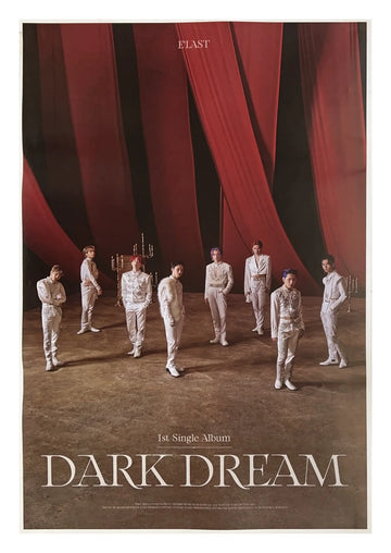 E'Last 1st Single Album Dark Dream Official Poster - Photo Concept 1