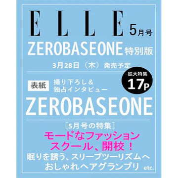 [Pre-Order] Elle Japan Magazine 2024-05 [Cover : ZEROBASEONE] (Special)