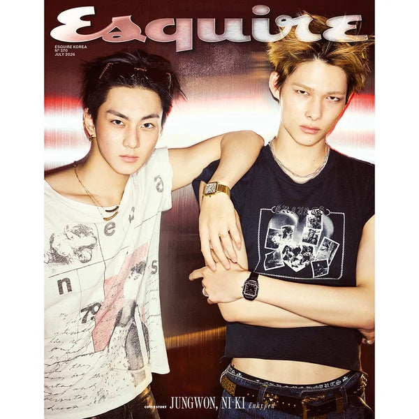 [Pre-Order] Esquire Magazine 2026-07 [Cover : ENHYPEN Jungwon &amp; Ni-ki]