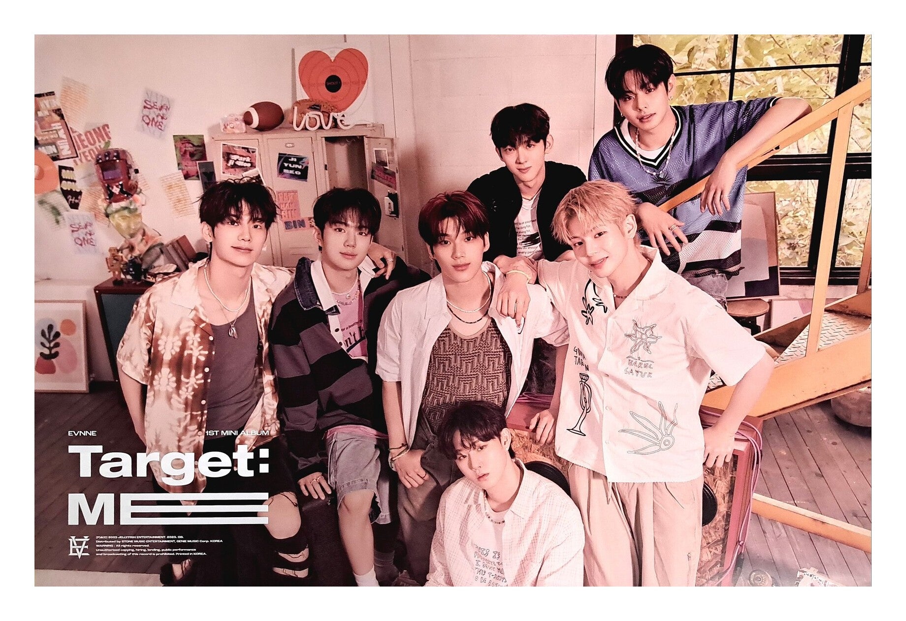 Target Me Background EVNNE 1st Mini Album Target : Me Official Poster - Photo Concept V ...