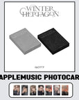 GOT7 Mini Album - WINTER HEPTAGON + APPLEMUSIC Photocard