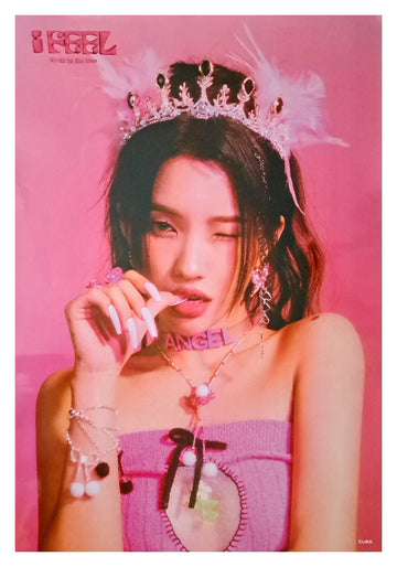 (G)I-DLE 6th Mini Album I Feel (Jewel Case Ver.) Official Poster - Photo Concept Soyeon
