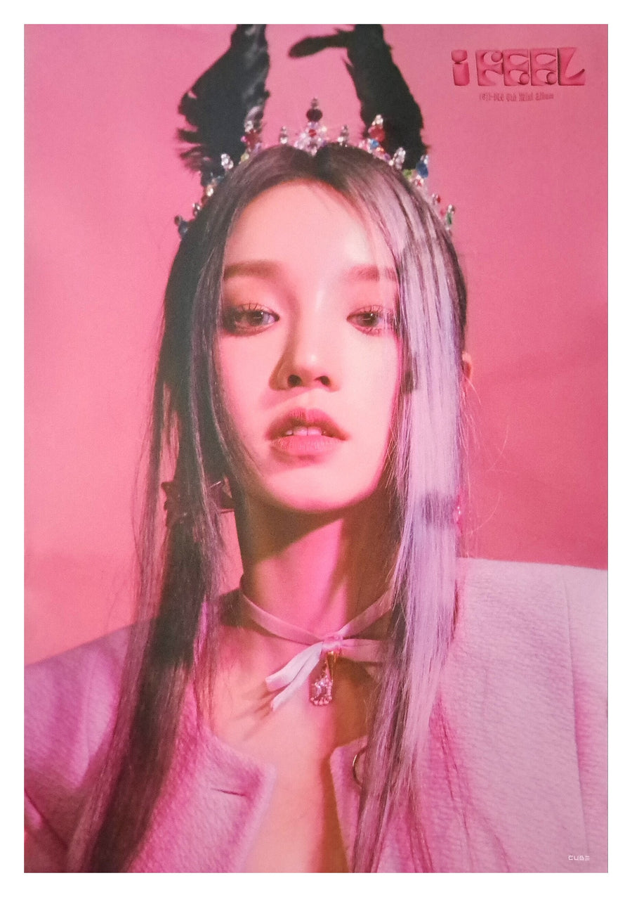 (G)I-DLE 6th Mini Album I Feel (Jewel Case Ver.) Official Poster - Photo Concept Yuqi