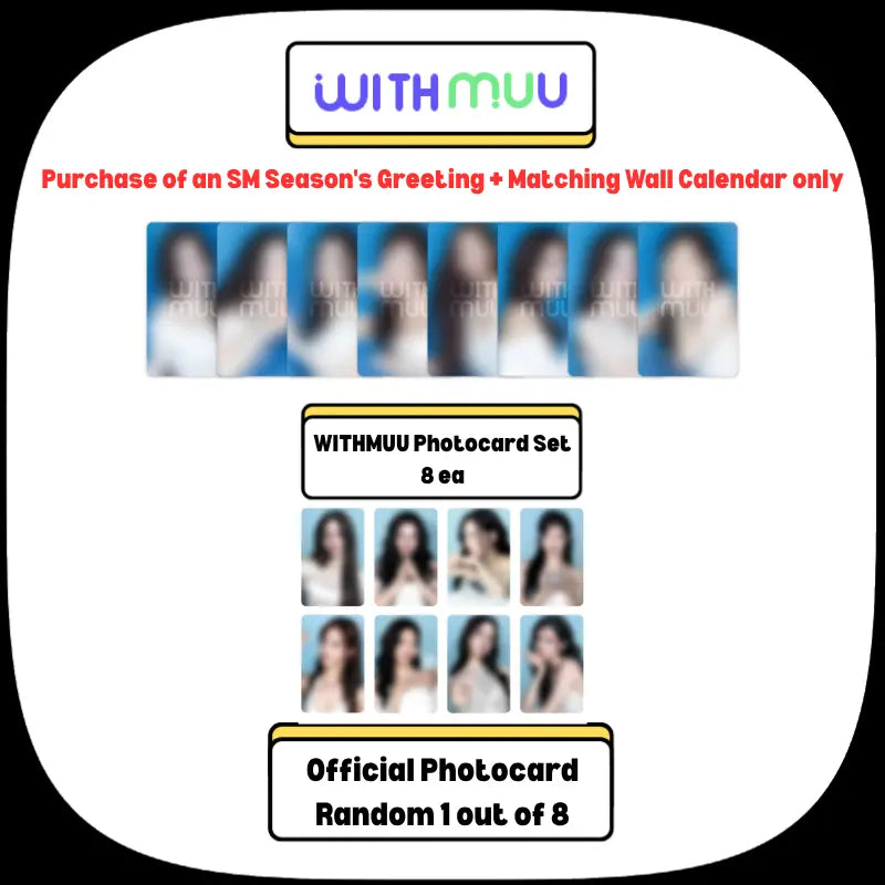 [Pre-Order] Girls' Generation 2027 Season's Greetings + WITHMUU Photocard Set