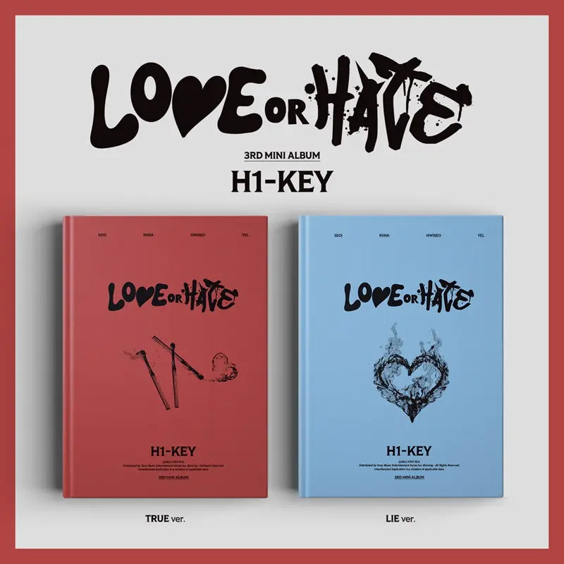 H1-KEY 3rd Mini Album - LOVE or HATE