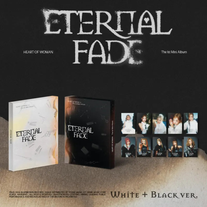 [Pre-Order] Heart of Woman 1st Mini Album - ETERNAL FADE