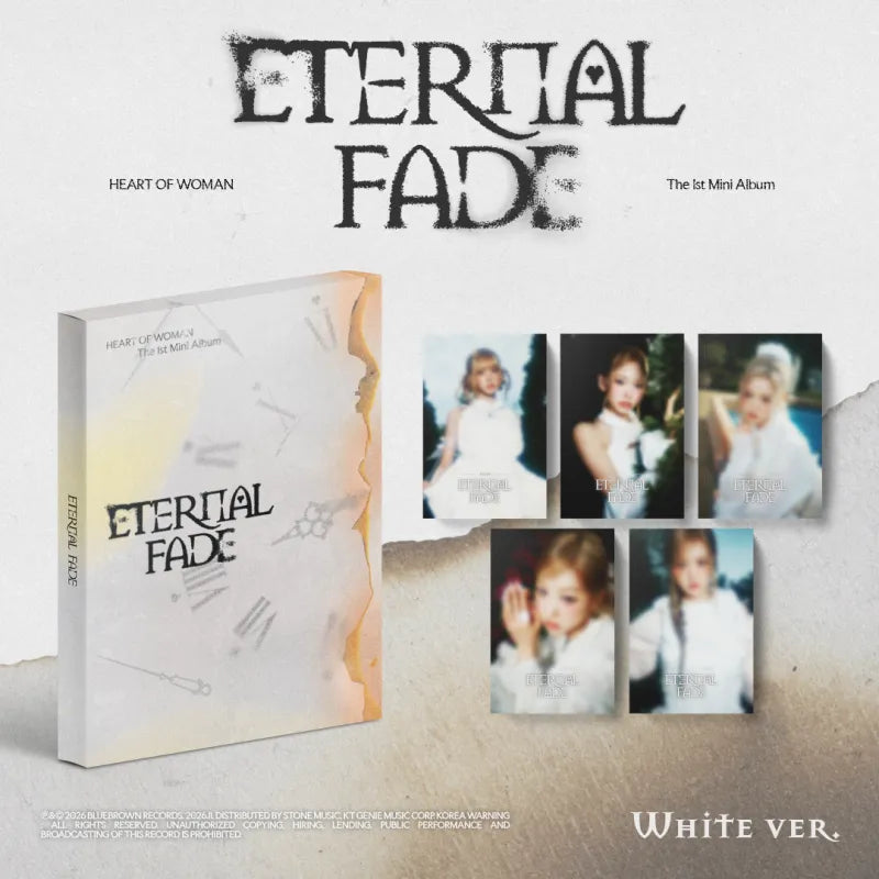 [Pre-Order] Heart of Woman 1st Mini Album - ETERNAL FADE