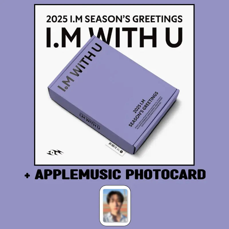 [Pre-Order] I.M 2025 Season's Greetings + APPLEMUSIC Photocard