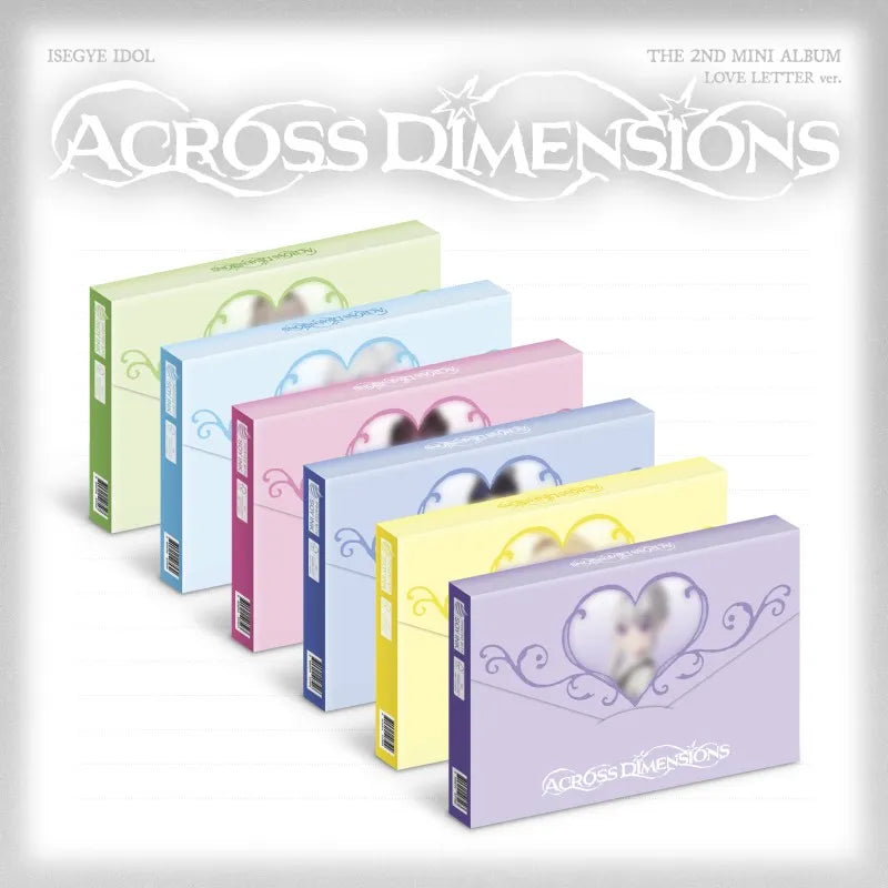 [Pre-Order] ISEGYE IDOL 2nd Mini Album - Across Dimensions (Love Letter Ver.) + APPLEMUSIC Photocard