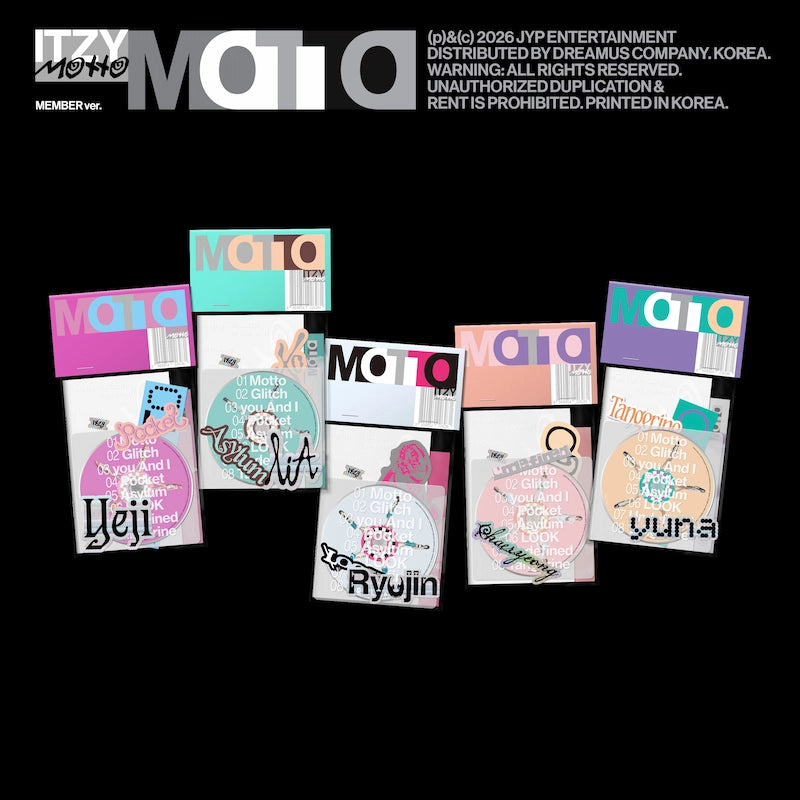 ITZY Album - Motto (Member Ver.) + WITHMUU Photocard