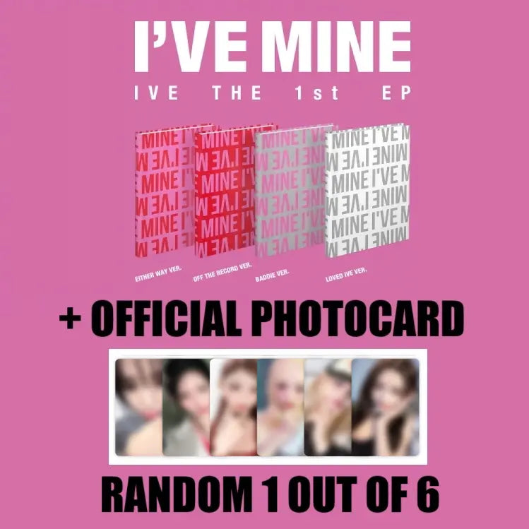 IVE 1st EP Album - I&#39;ve Mine + Photocard