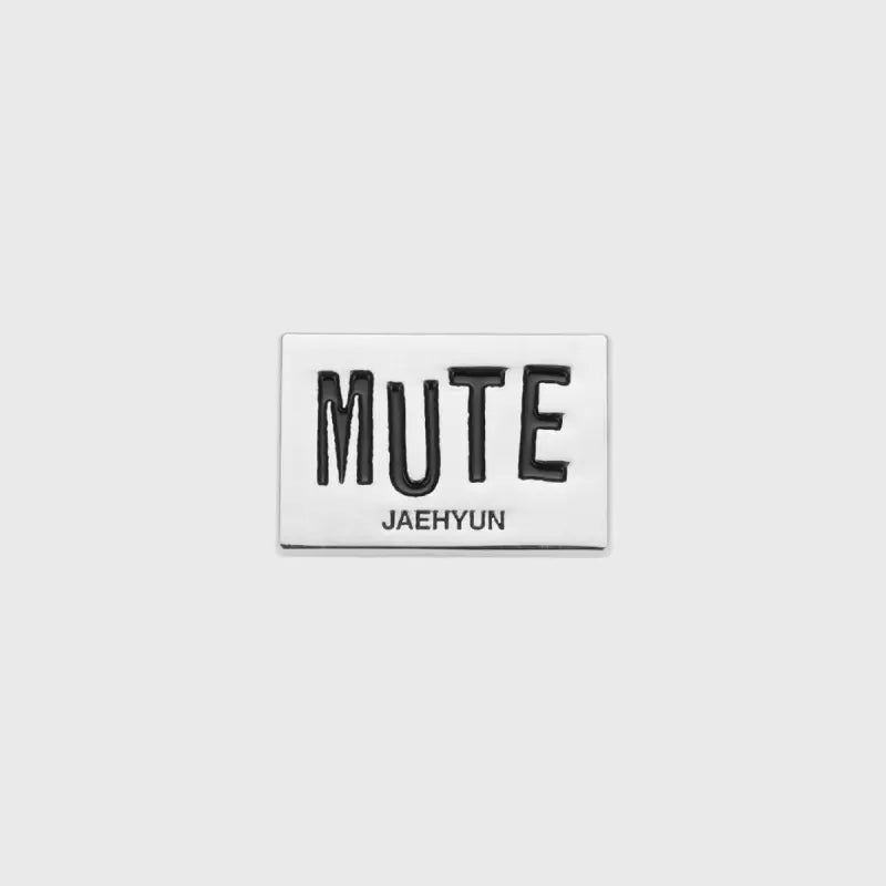 [Pre-Order] JAEHYUN MUTE Official Merchandise - Badge