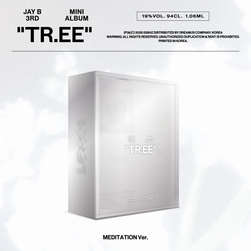 [Pre-Order] Jay B 3rd Mini Album - TR.EE (Meditation Ver.)