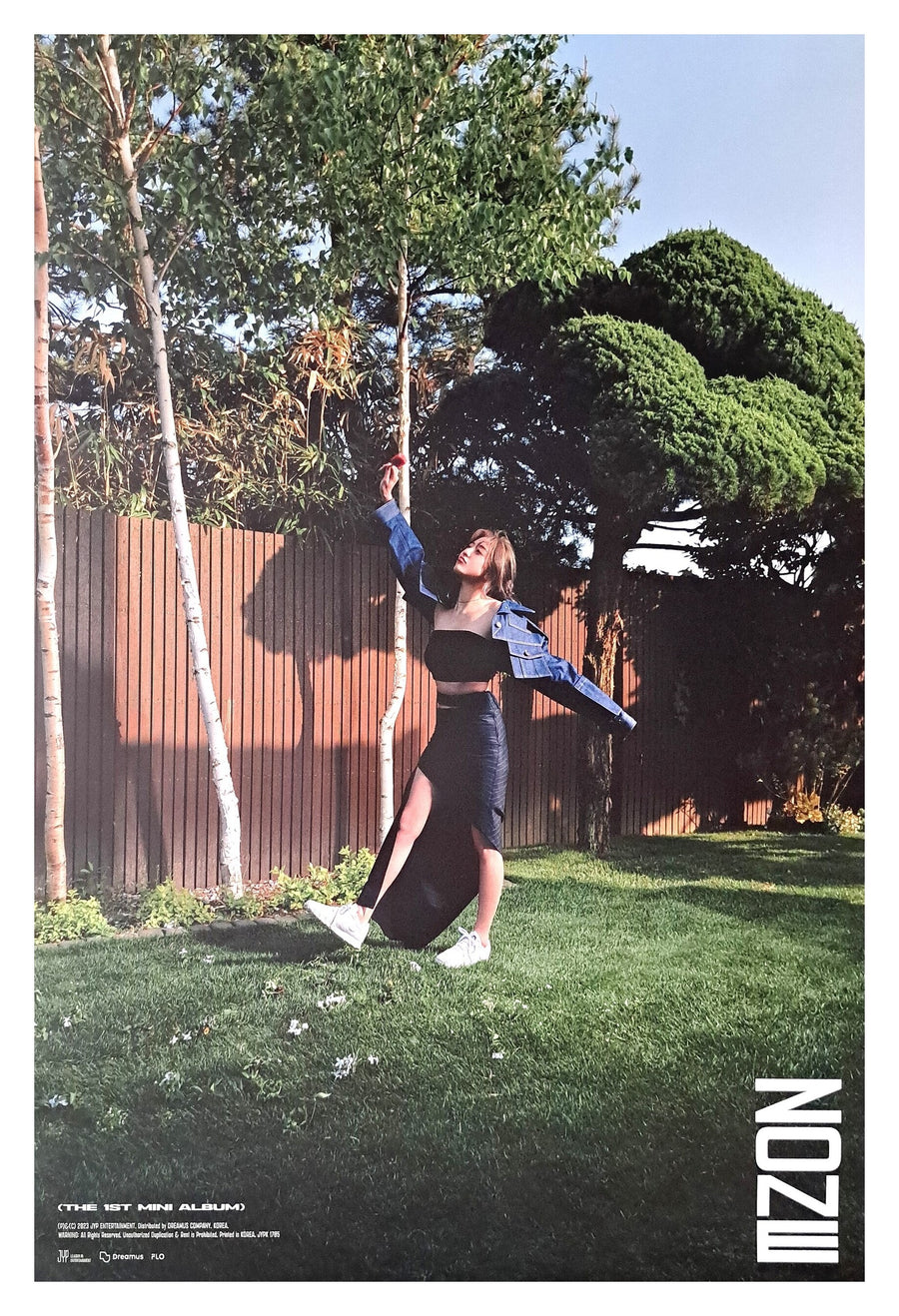 Jihyo 1st Mini Album ZONE Official Poster - Photo Concept O