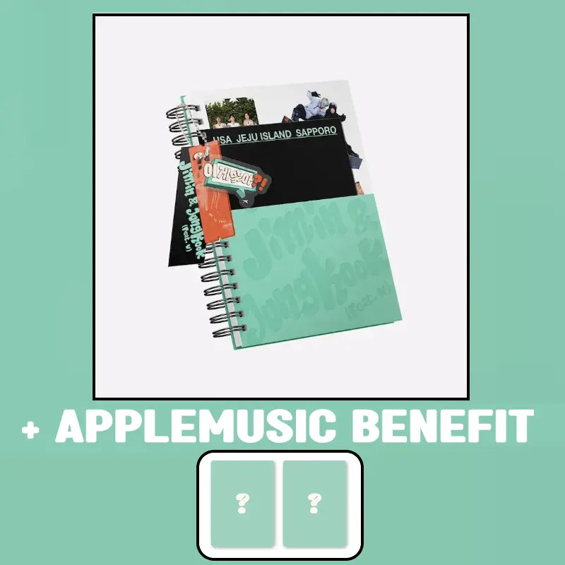 Jimin x Jungkook Photobook - Are You Sure?! + APPLEMUSIC Benefit