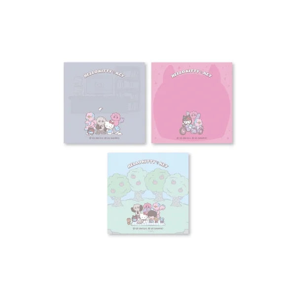[Pre-Order] KEY x HELLO KITTY Pop-Up Store Official Merchandise - Memo Pad Set