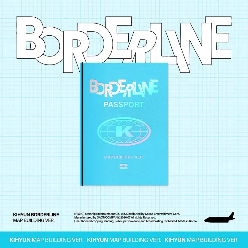 Kihyun EP Album - BORDERLINE (MAP BUILDING Ver.) (Limited Edition)