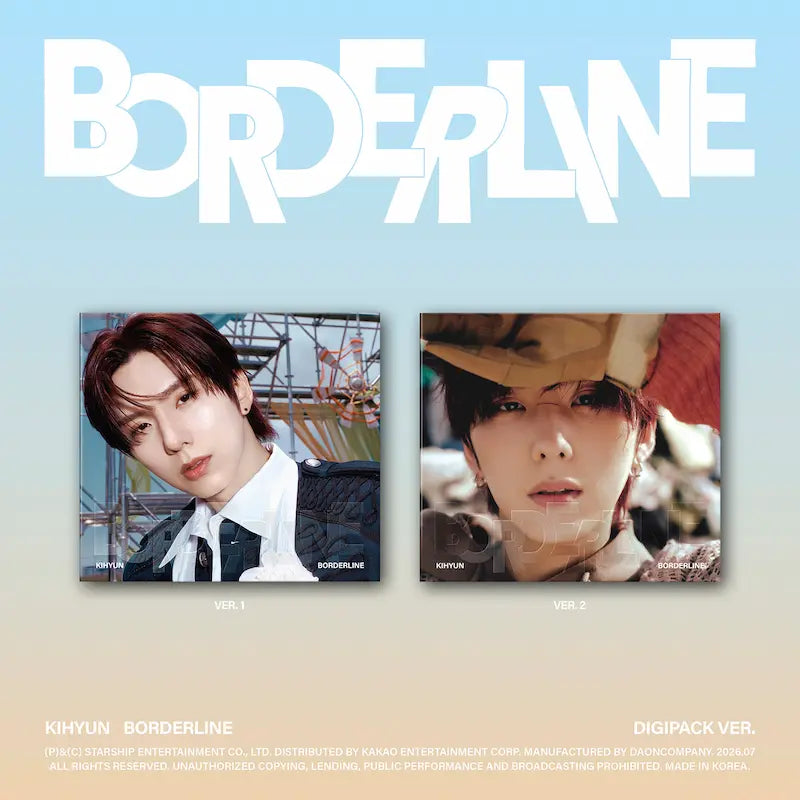 Kihyun EP Album - BORDERLINE (Digipack Ver.)