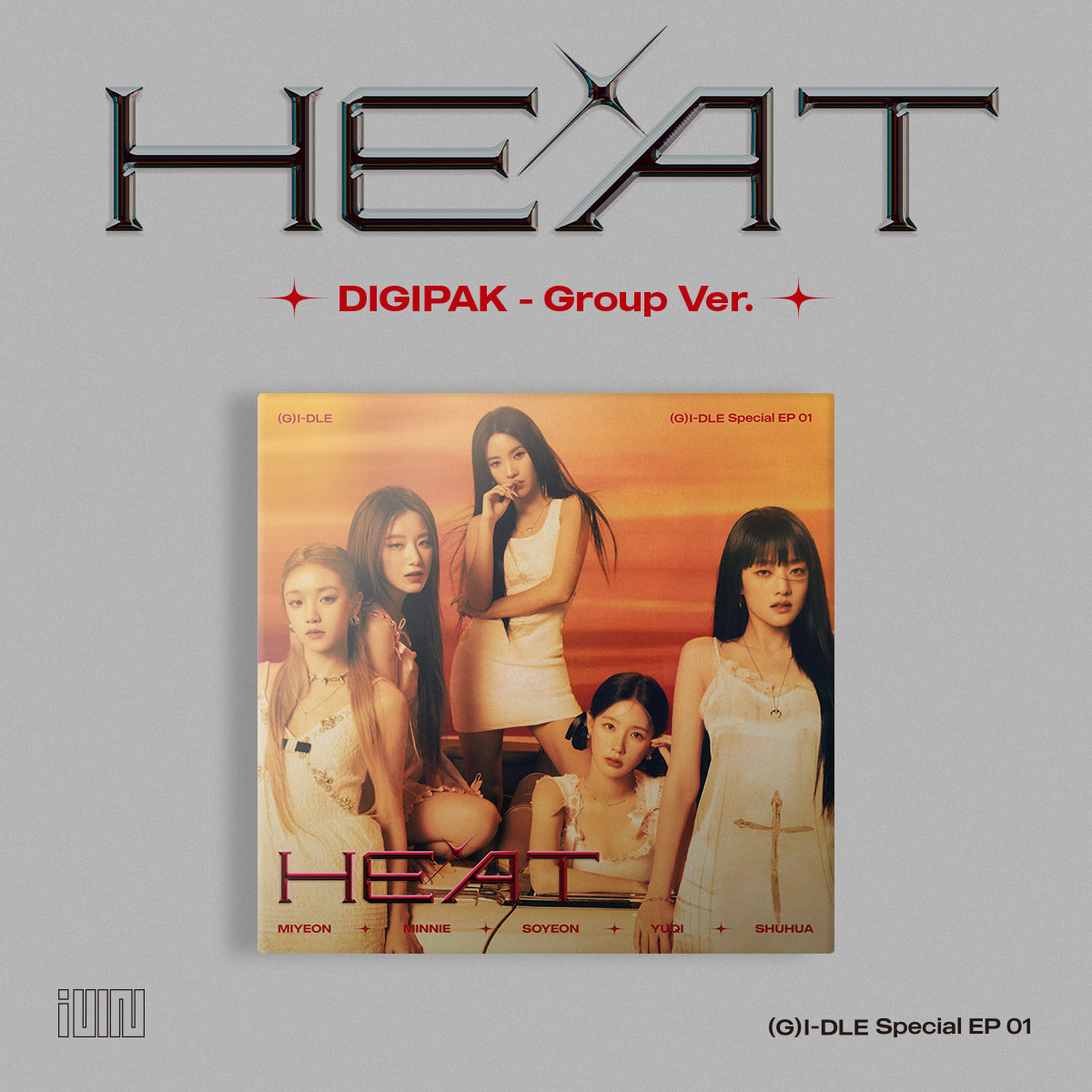 (G)I-DLE Special Album - HEAT (Digipack Ver.)