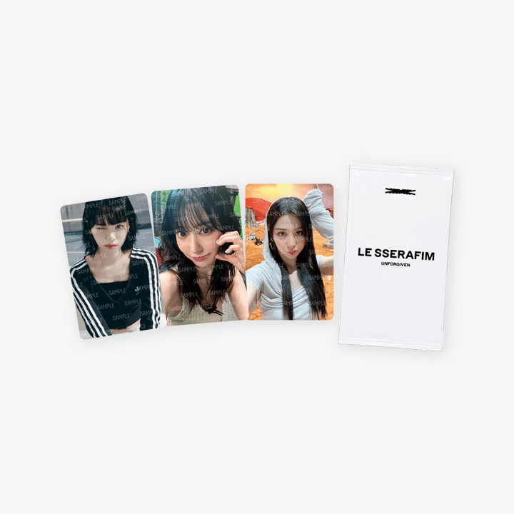 LE SSERAFIM UNFORGIVEN JAPAN Official Merchandise - Photocard Set
