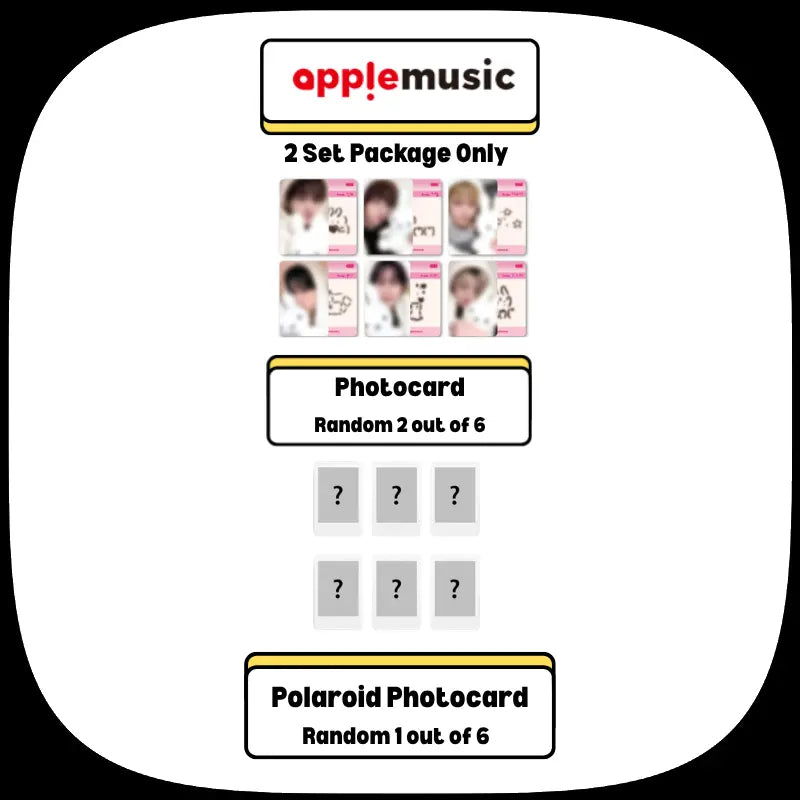 [Pre-Order] LUN8 4th Mini Album - Off the Grid + APPLEMUSIC Photocard