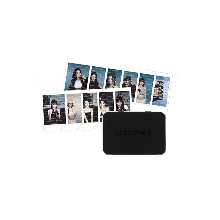 Le Sserafim UNFORGIVEN Official Merchandise - Photocard & Tin Case Set