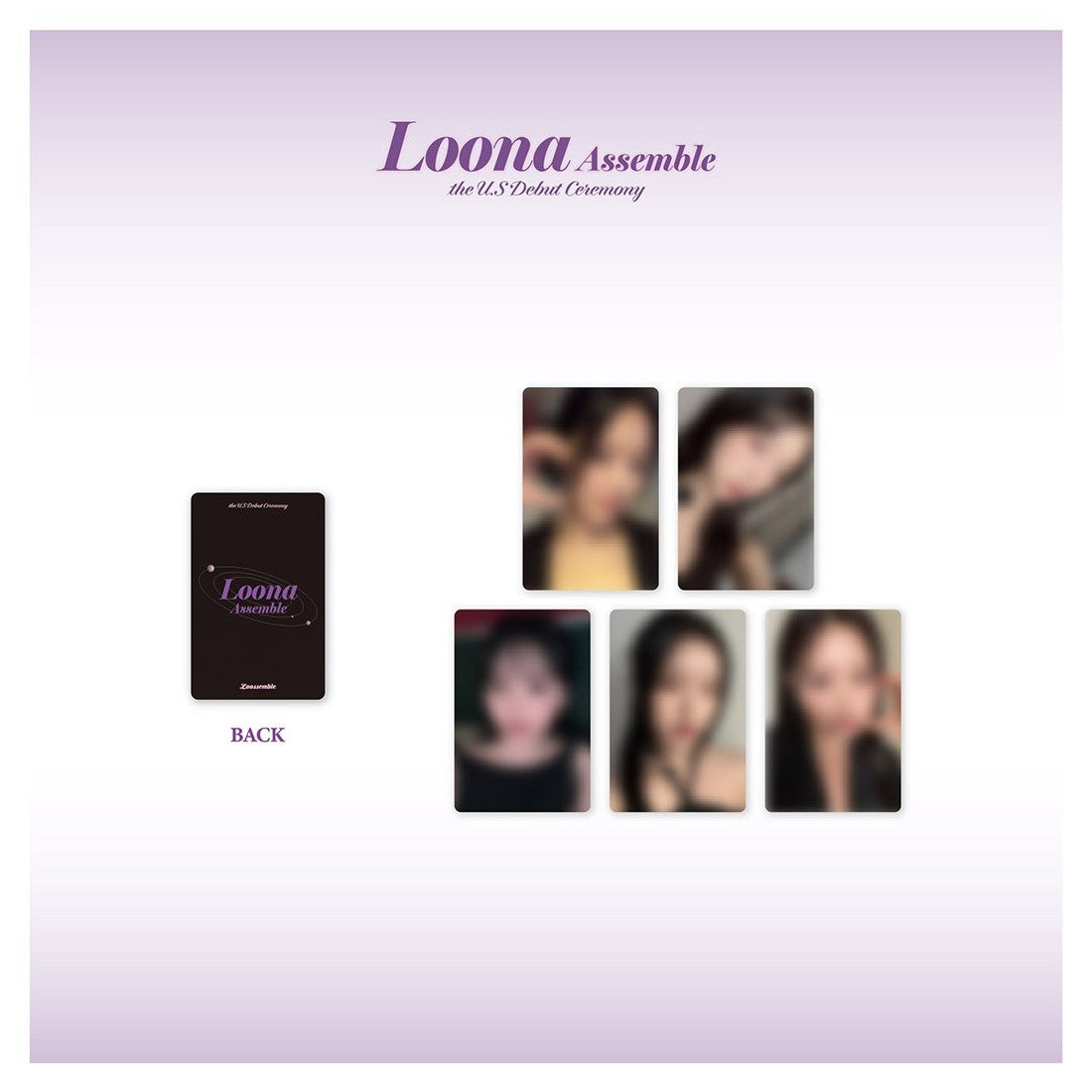 Loossemble U.S Debut Official Merchandise - Photocard Set