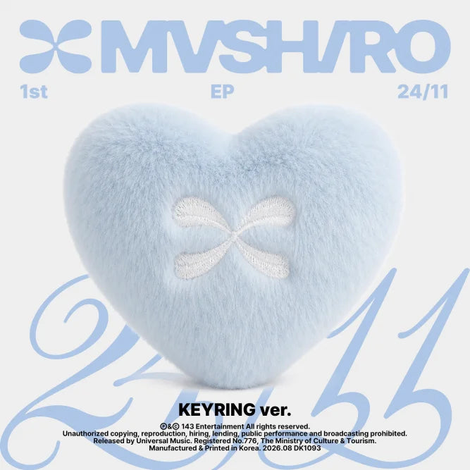 [Pre-Order] MASHIRO 1st EP Album - 24/11 (Keyring Ver.)