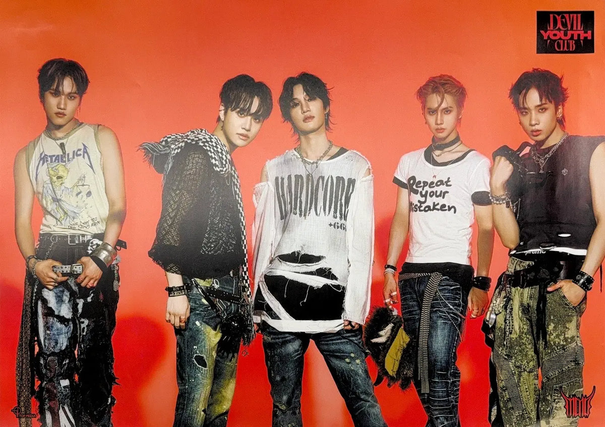 MCND 7th Mini Album DEVIL YOUTH CLUB Photobook Ver. Official Poster - Photo Concept Devil