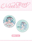 MIKU & RIN & LEN Meet and Greet Official Merchandise - Can Badge Set (A Type)