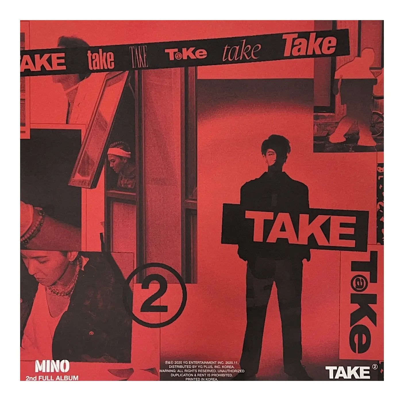 Mino 2nd Album Take (Take 1) Official Poster Photo Concept 3
