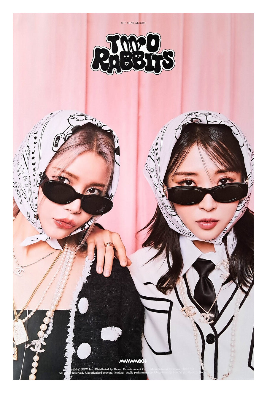 MAMAMOO+ 1st Mini Album TWO RABBITS Official Poster - Photo Concept 1