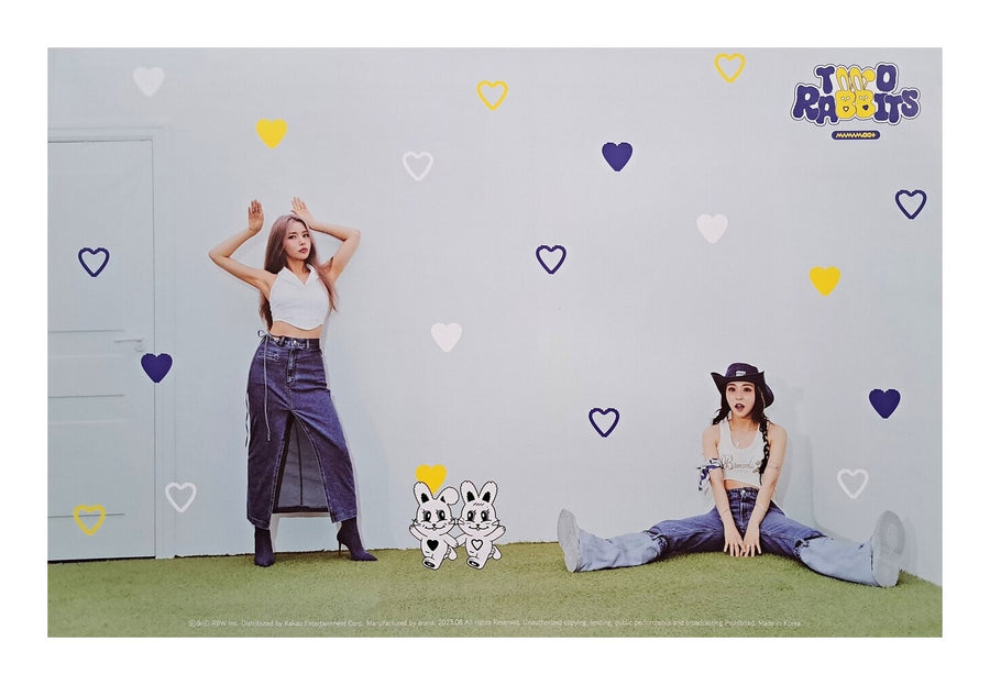MAMAMOO+ 1st Mini Album TWO RABBITS Official Poster - Photo Concept 3