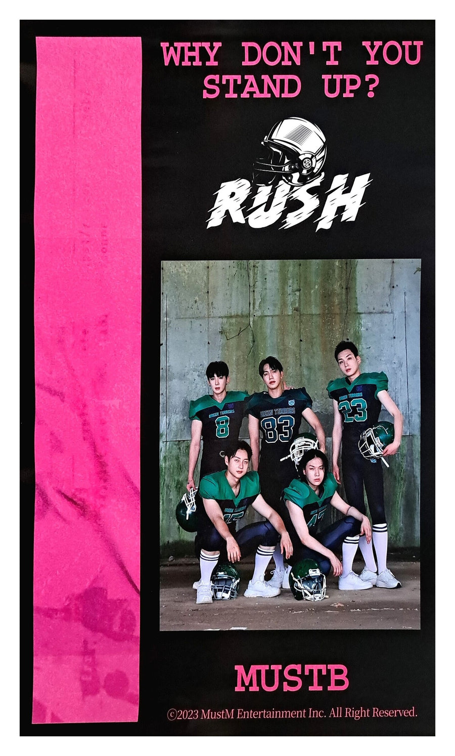 MUSTB Single Album RUSH (Air-Kit Ver.) Official Poster - Photo Concept 1