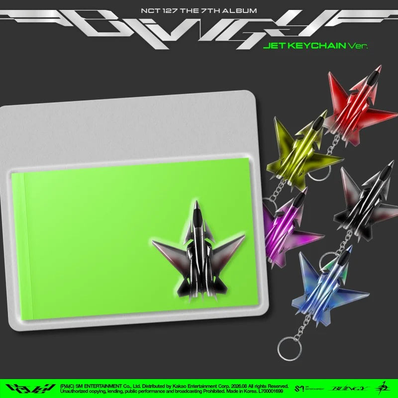 [Pre-Order] NCT 127 7th Album - BLINGY (JET Keychain Ver.)