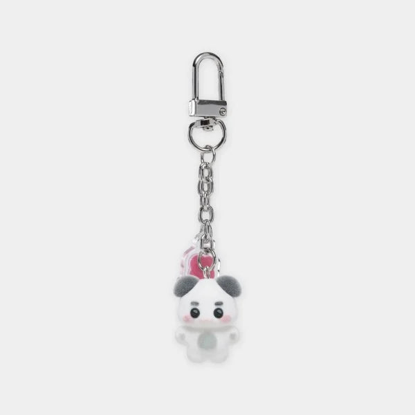 [Pre-Order] NCT 127 NEO CITY SEOUL : THE REDLINE Official Merchandise - SOM-MOONG-CHILL Flocky Fanlight Keyring