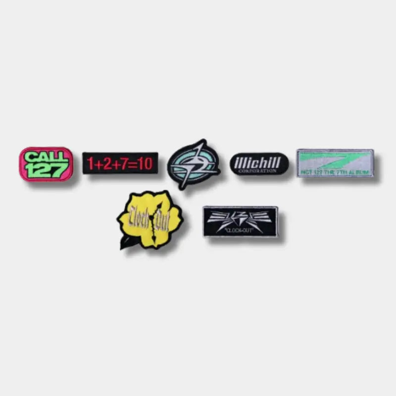 [Pre-Order] NCT 127 NEO LOST&amp;FOUND CENTER Official Merchandise - Wappen Set