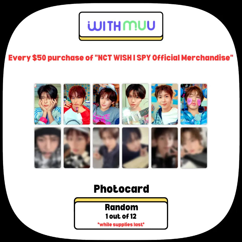 [Pre-Order] NCT WISH I SPY Official Merchandise - Random Earphone Charm