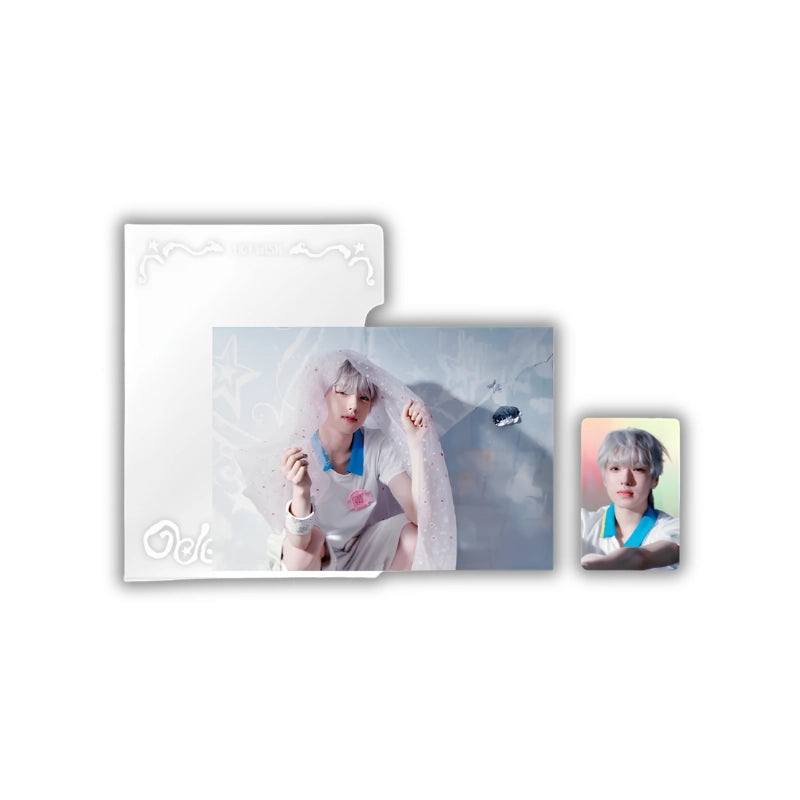 [Pre-Order] NCT WISH Ode to Love Official Merchandise - Postcard + Hologram Photocard Set
