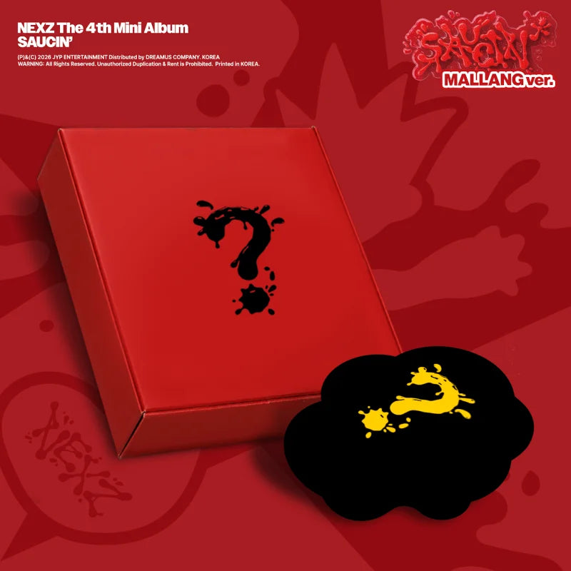 [Pre-Order] NEXZ 4th Mini Album - SAUCIN' (Mallang Ver.) + WITHMUU Photocard