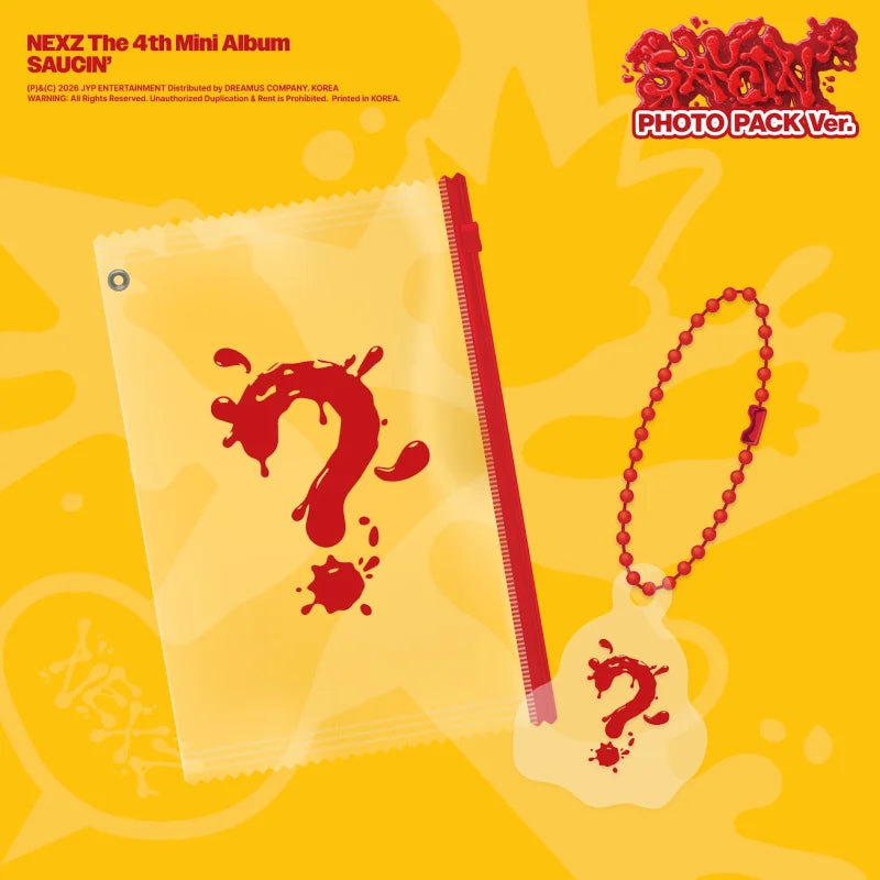 [Pre-Order] NEXZ 4th Mini Album - SAUCIN' (Photo Pack Ver.) + WITHMUU Photocard