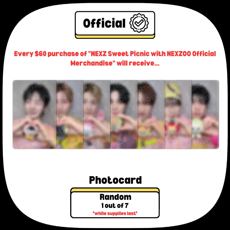 [Pre-Order] NEXZ Sweet Picnic with NEXZOO Official Merchandise - PEEKABOO Fruit Pouch