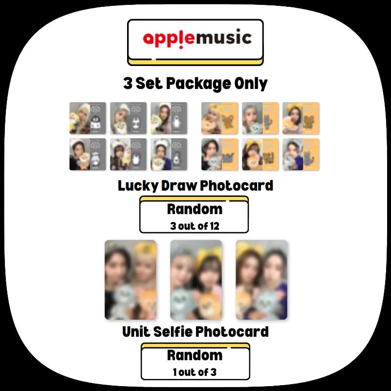 NMIXX BlueValentine AppleMusic セット NMIXX 1st Full Album - Blue Valentine + APPLEMUSIC Photocard