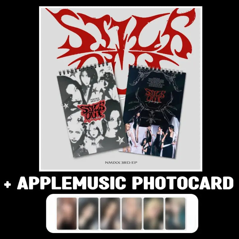 NMIXX 3rd Mini Album - Fe3O4 : STICK OUT + APPLEMUSIC Photocard