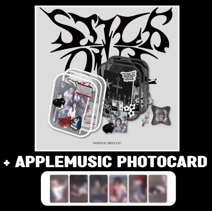 NMIXX 3rd Mini Album - Fe3O4 : STICK OUT (Limited Ver.) + APPLEMUSIC Photocard