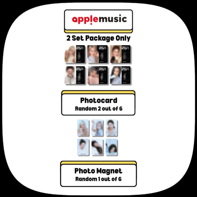 Pre-Order] NMIXX 5th EP Album - Heavy Serenade + APPLEMUSIC