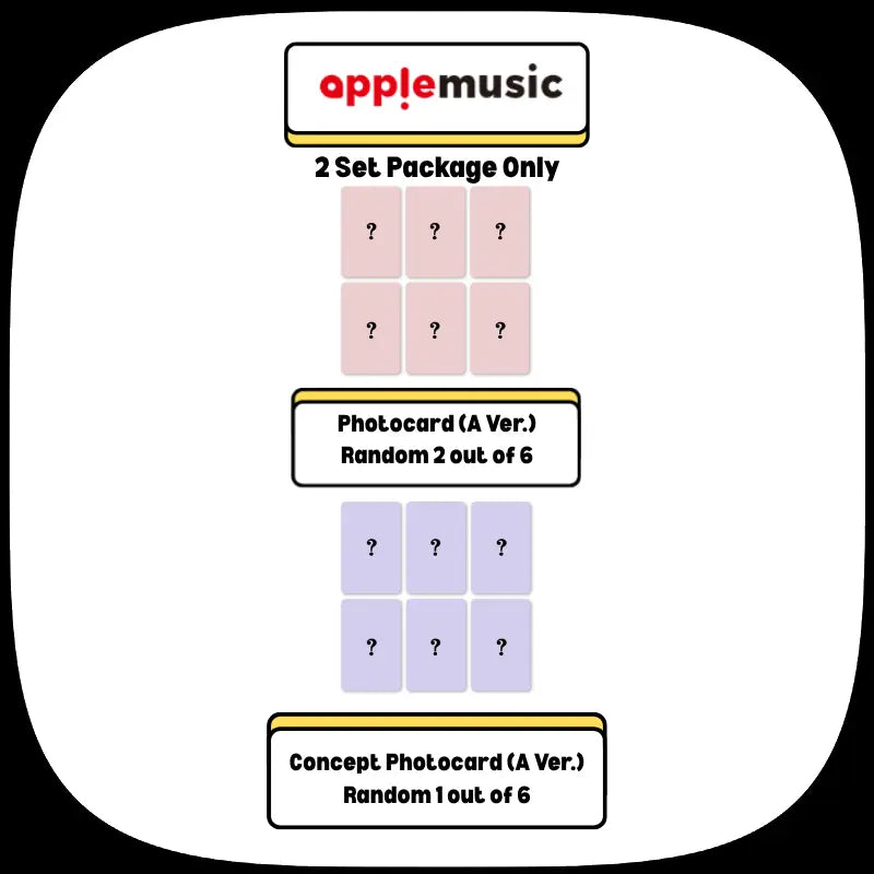 [Pre-Order] NMIXX 6th Mini Album - Strange Muse + APPLEMUSIC Photocard