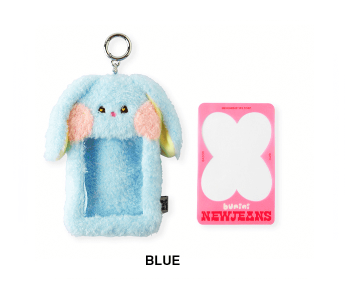 NewJeans bunini Plush Photo Holder Keyring